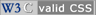 valid CSS !